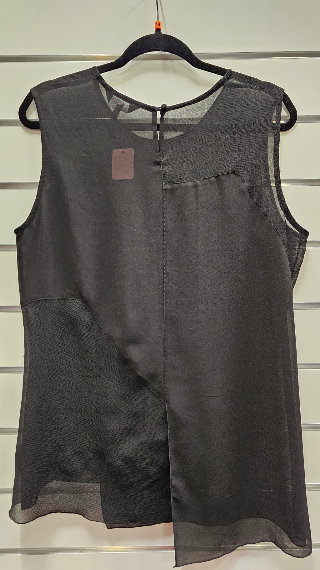 Max black sleeveless blouse - size 14 image 1