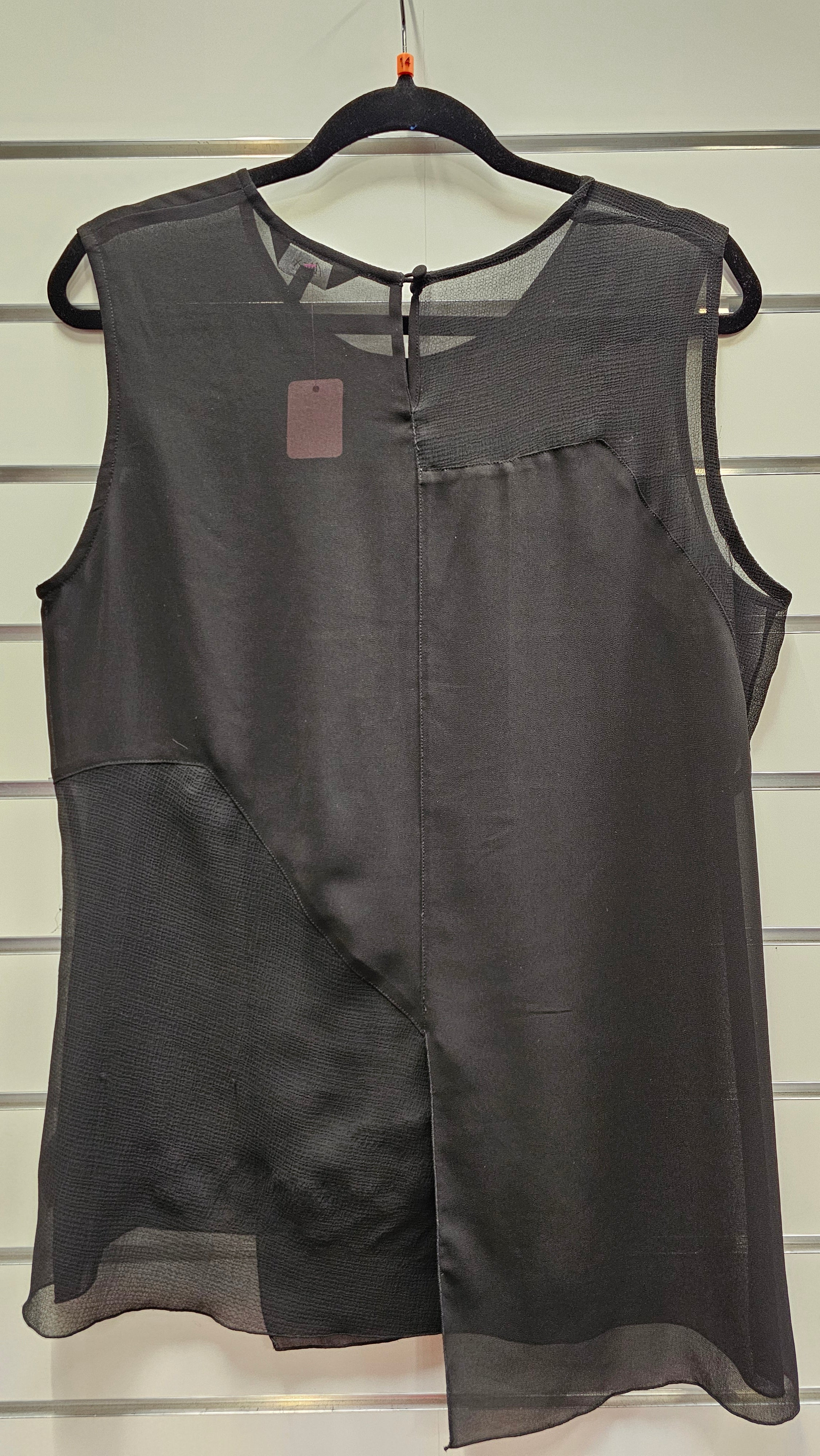 Max black sleeveless blouse - size 14 image 1