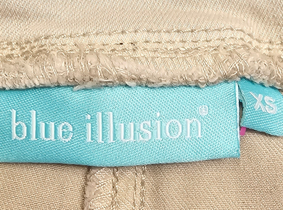 Blue Illusion Cream Jeans Cotton And Viscose Blend - XS image 2