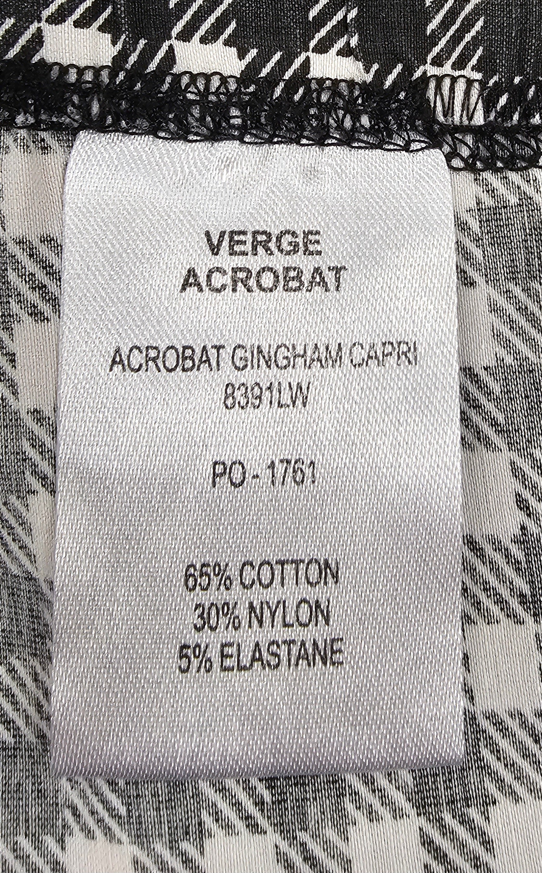 Verge 3/4 Black And White Checkered Pants - 18 image 4