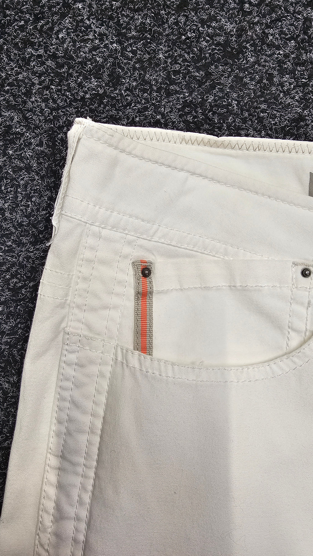 Verge White 3/4 Pants 97% Cotton - 14 image 1