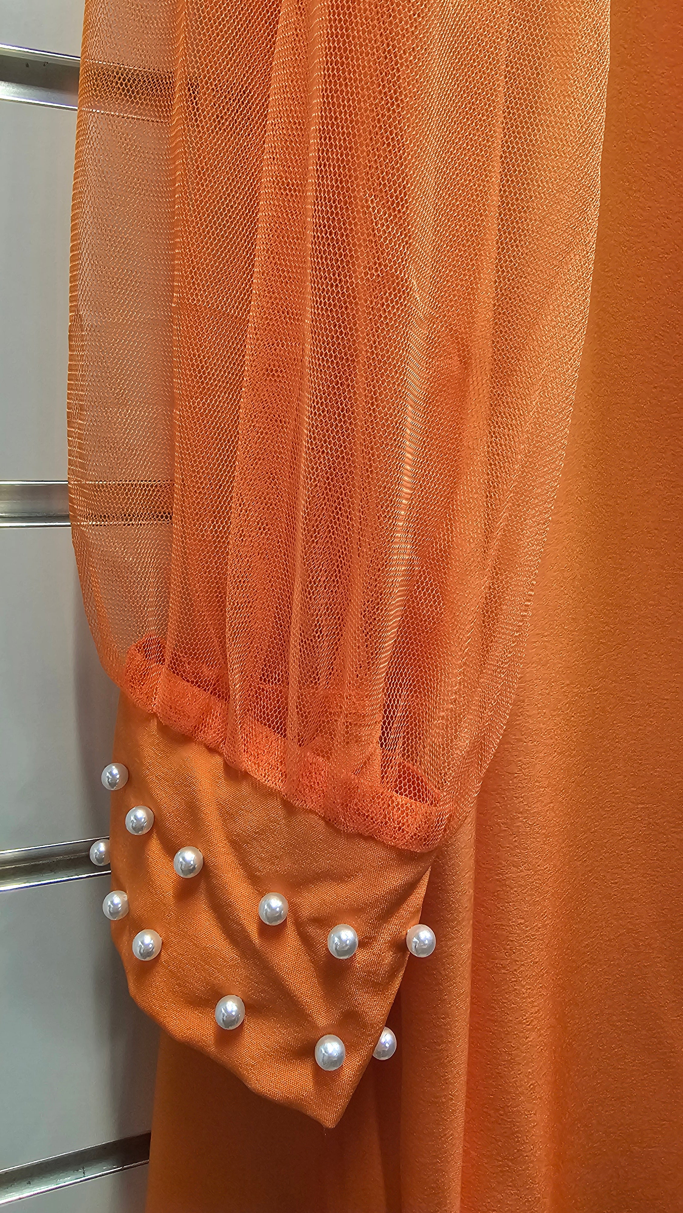 Shein Orange Long Sleeve Dress - 2XL image 2