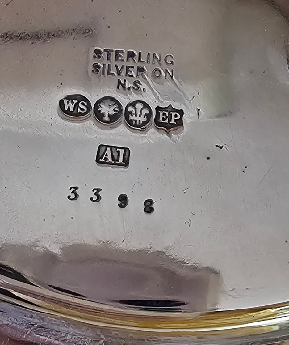 Sterling Silver Egg And Toast Holder image 2