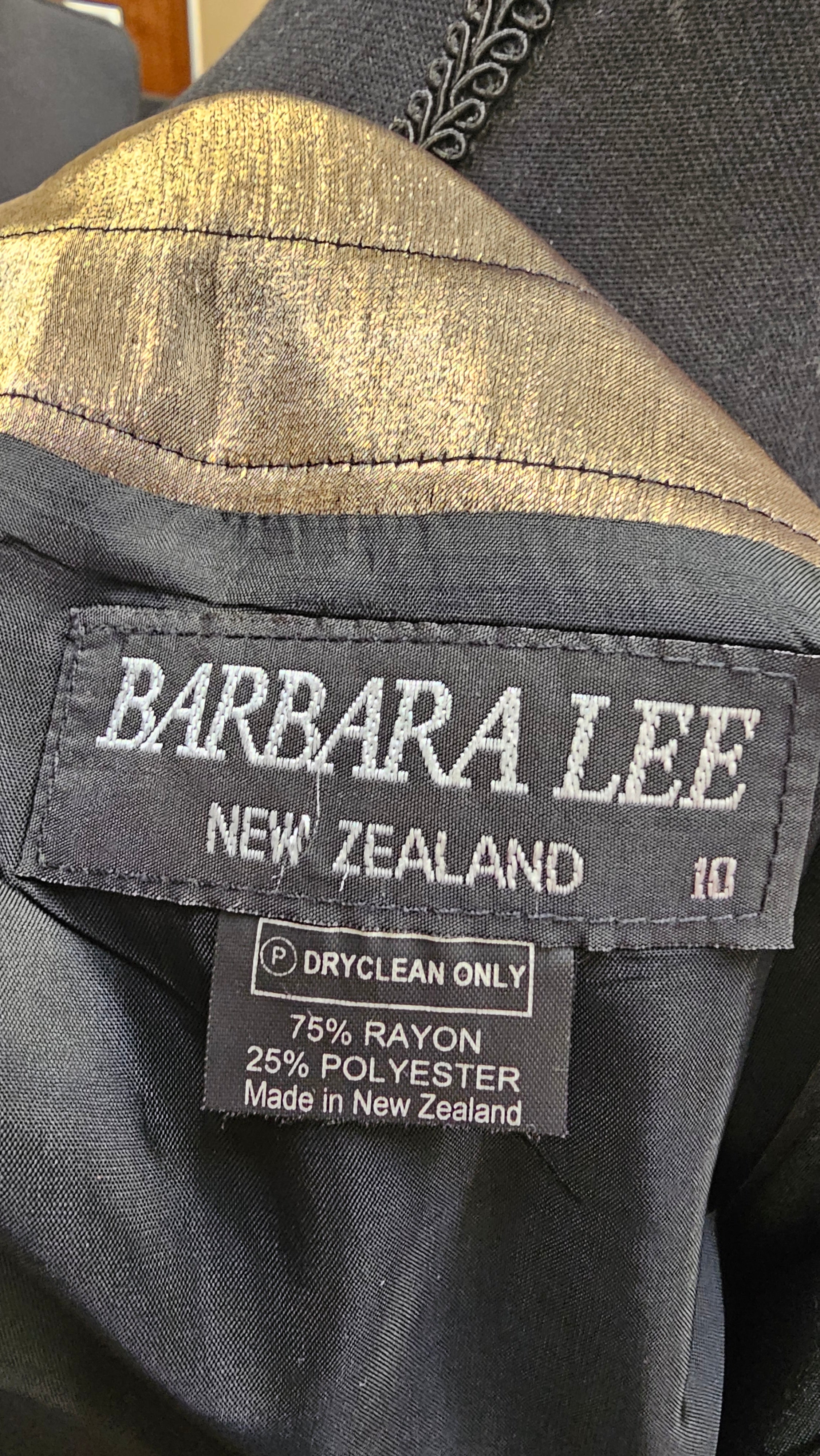 Barbara Lee Gold Skirt And Jacket Set - 8 image 4