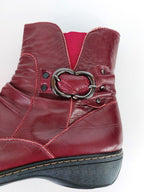 Vagamann Maroon Ankle Boots - 42 image 3