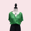 Laura Ashley 100% Silk Blouse - 8 image 0