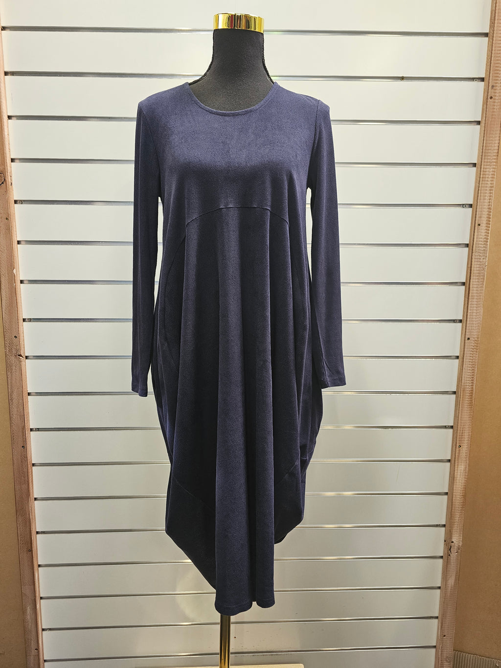 Black Stone Corduroy Dress - 8 image 0