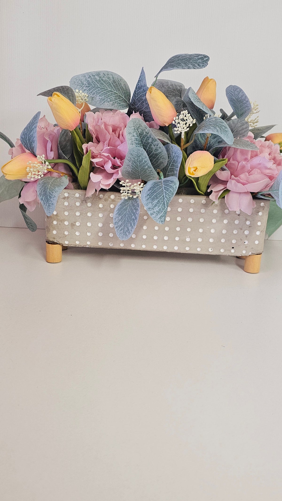 Tulip & Peony Floral Arrangement image 1