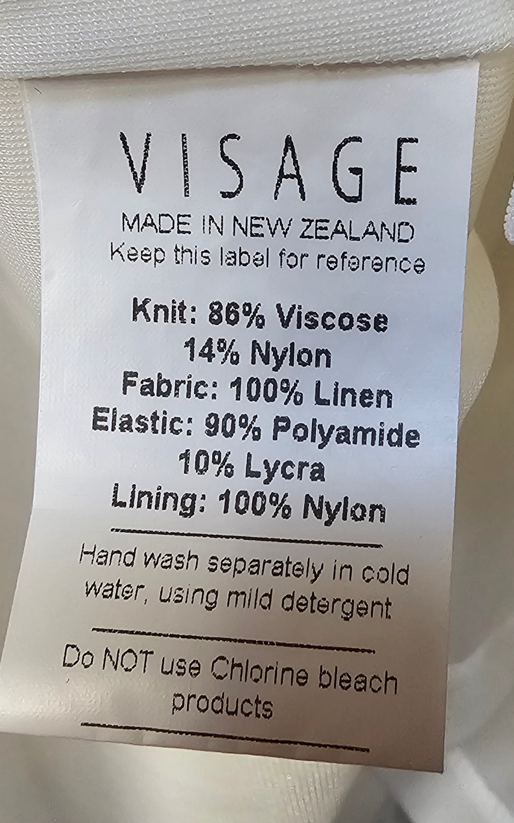 Visage Cream Skirt Viscose Blend - XL image 3