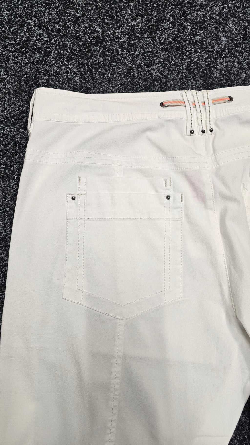 Verge White 3/4 Pants 97% Cotton - 14 image 2
