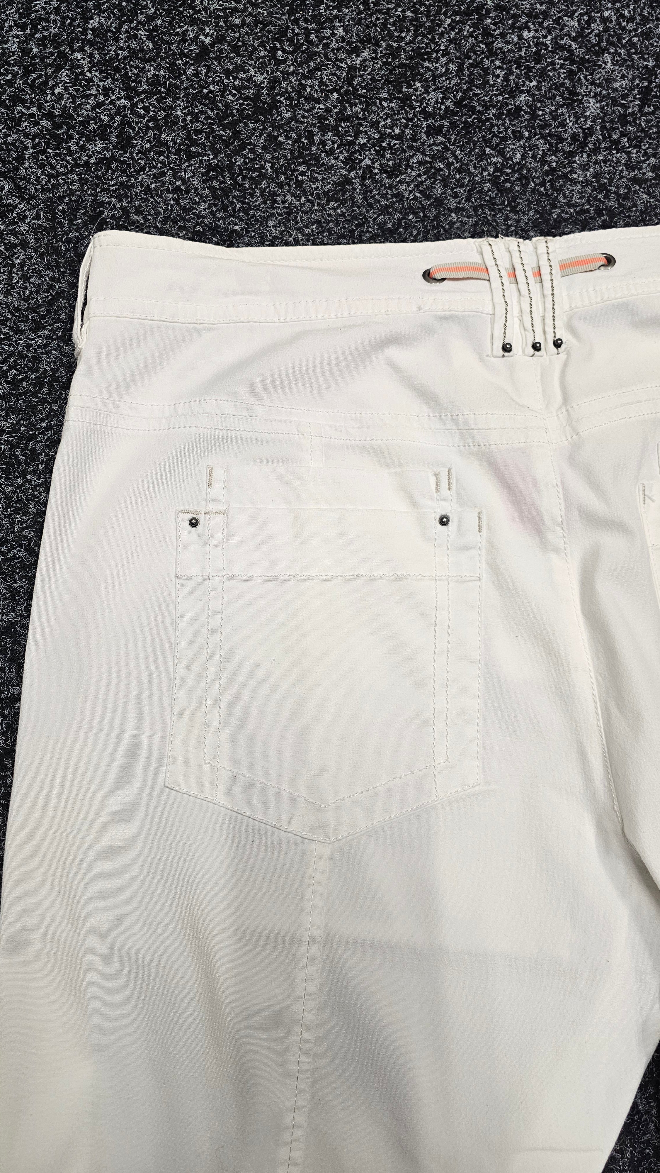 Verge White 3/4 Pants 97% Cotton - 14 image 2