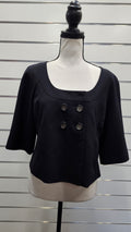 Cue Black Cropped Jacket - 10 image 0