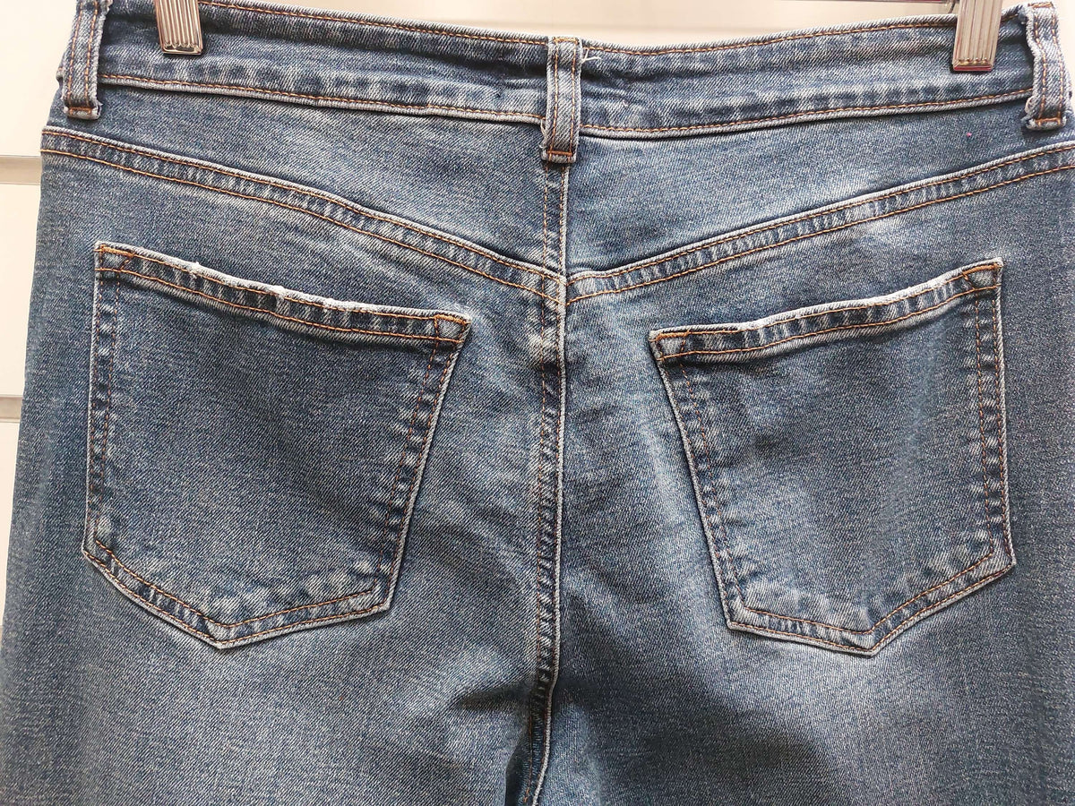 RE: Straight High Rise Jeans - 12 image 1
