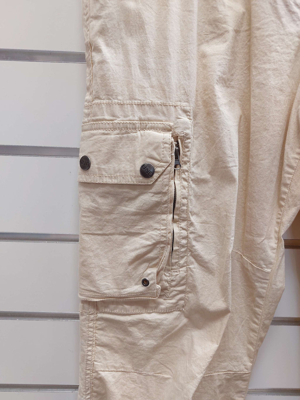 Jeans Uno 7/8 Cream Pants - 16 image 1