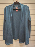Capture Dark Turquoise 100% Merino Cardigan - S image 0