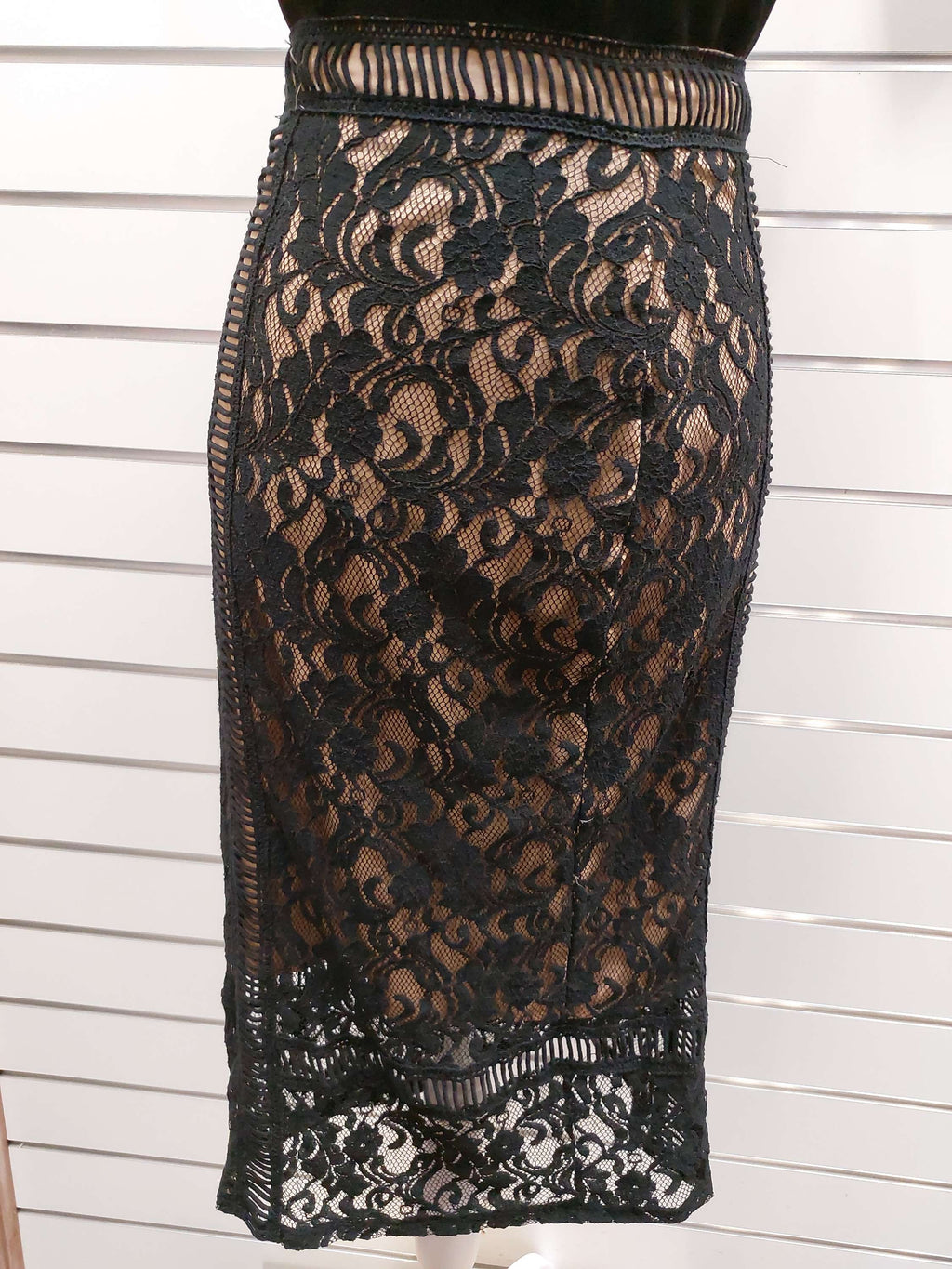 Grace Hill Black Lace Skirt - S image 1