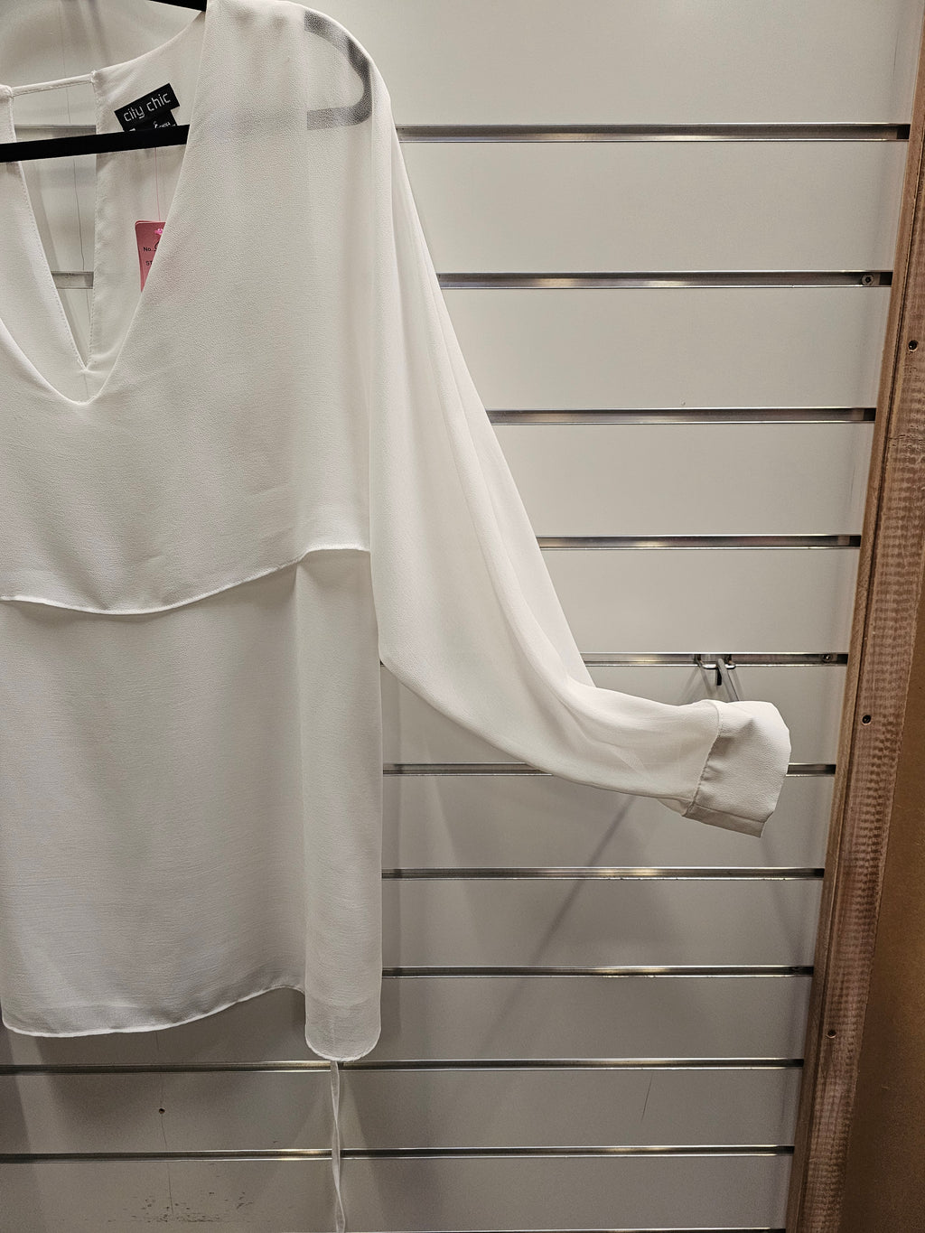City Chic White Blouse - S image 3