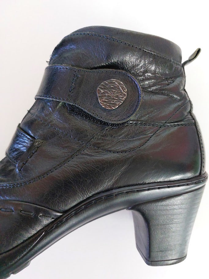 Josef Seibel Black Leather Ankle Boots - 41 image 3