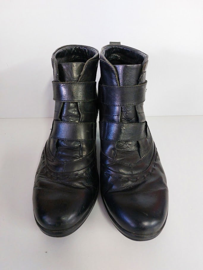Josef Seibel Black Leather Ankle Boots - 41 image 1