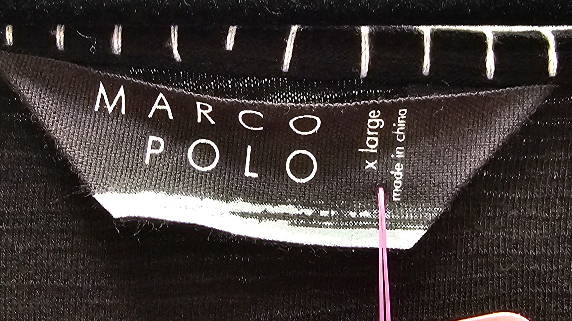 Marco Polo Black And White Cardigan 7/8 Sleeve, 95% Cotton image 3