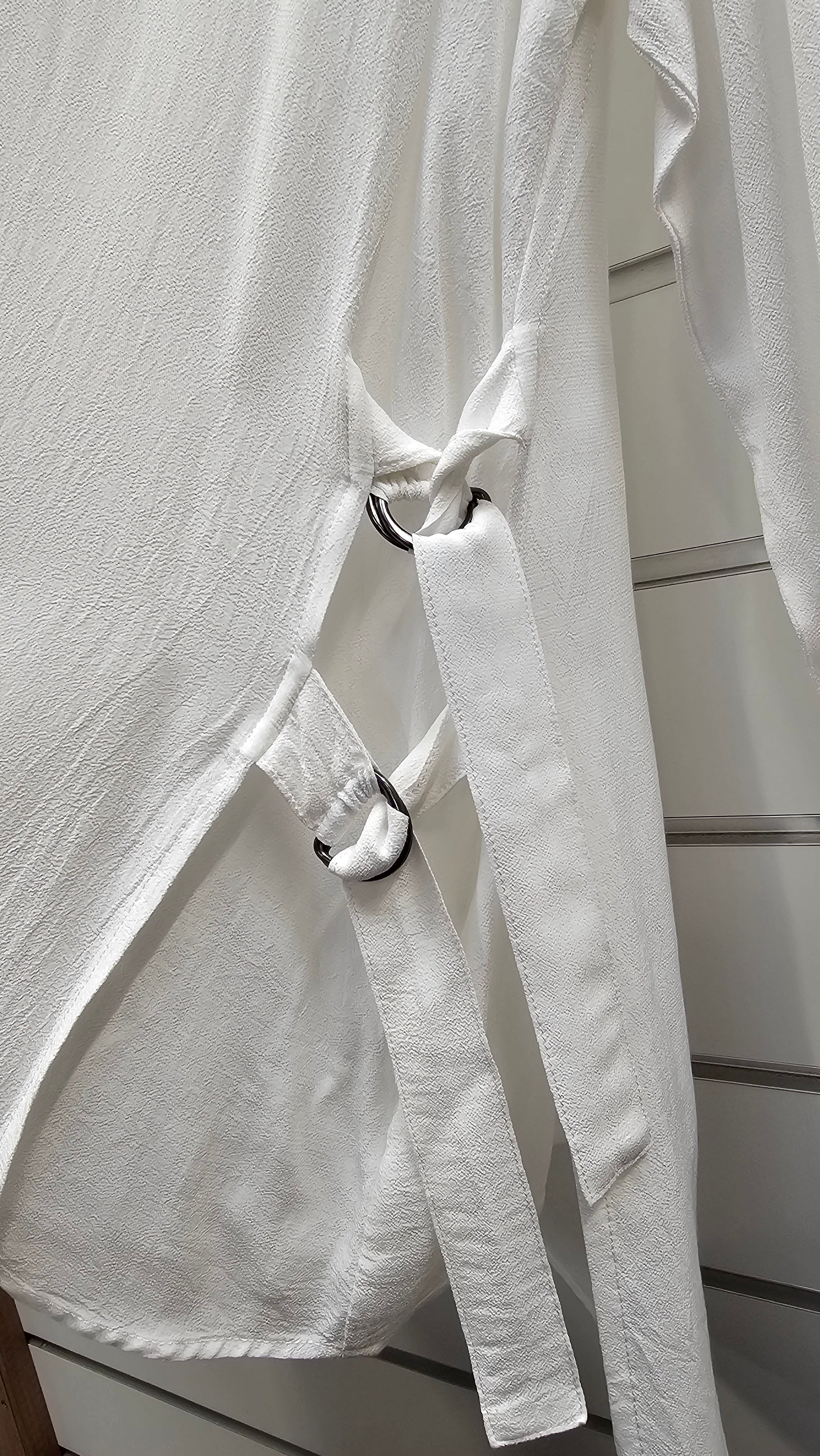 Marco Polo White Long Sleeve Blouse 100% Viscose - 12 image 2