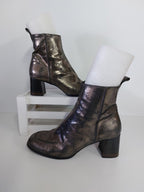 Zinda Bronze Leather Ankle Boots - 40 image 0