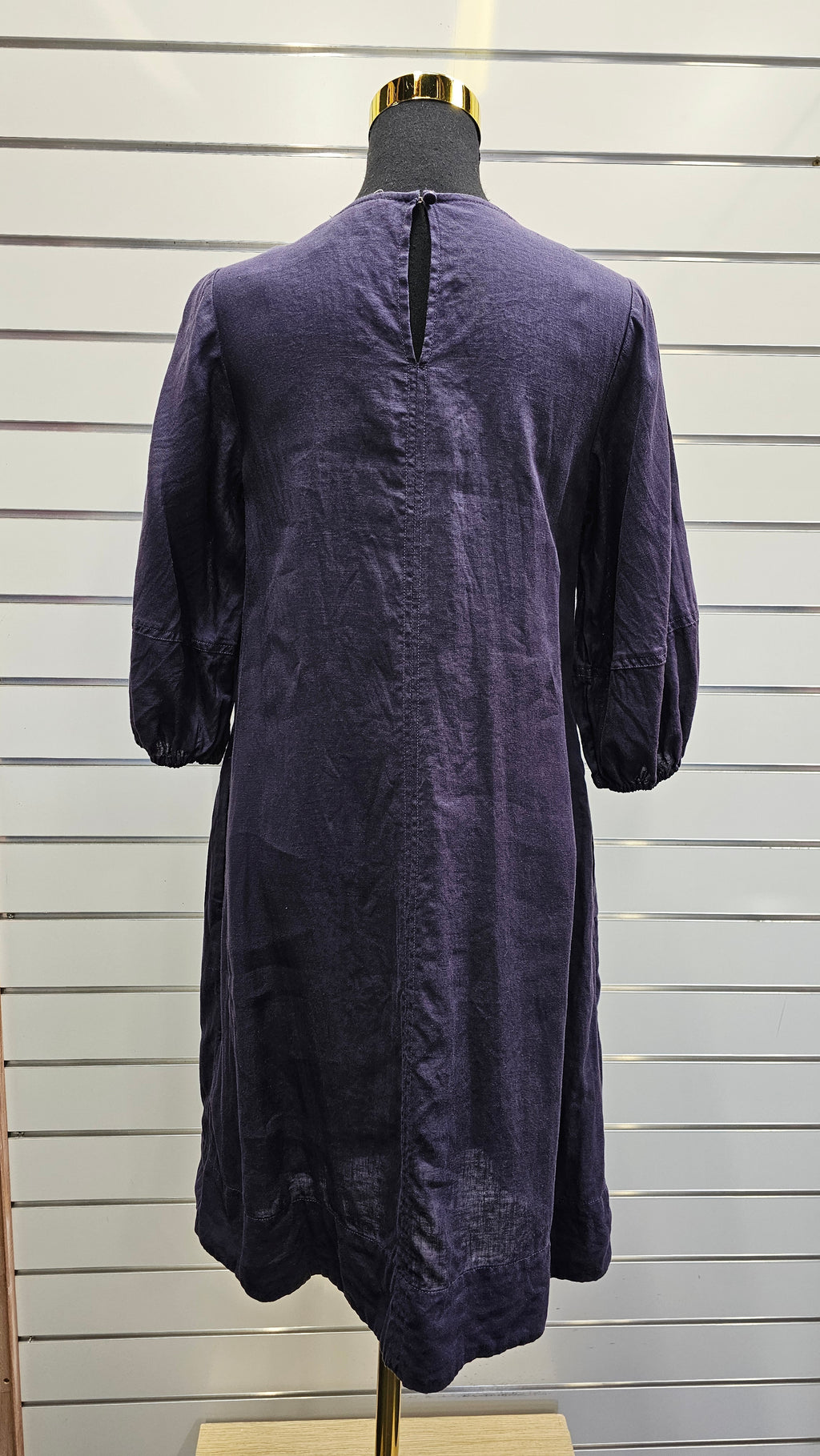 Zest Navy Dress 100% Linen - 8 image 2