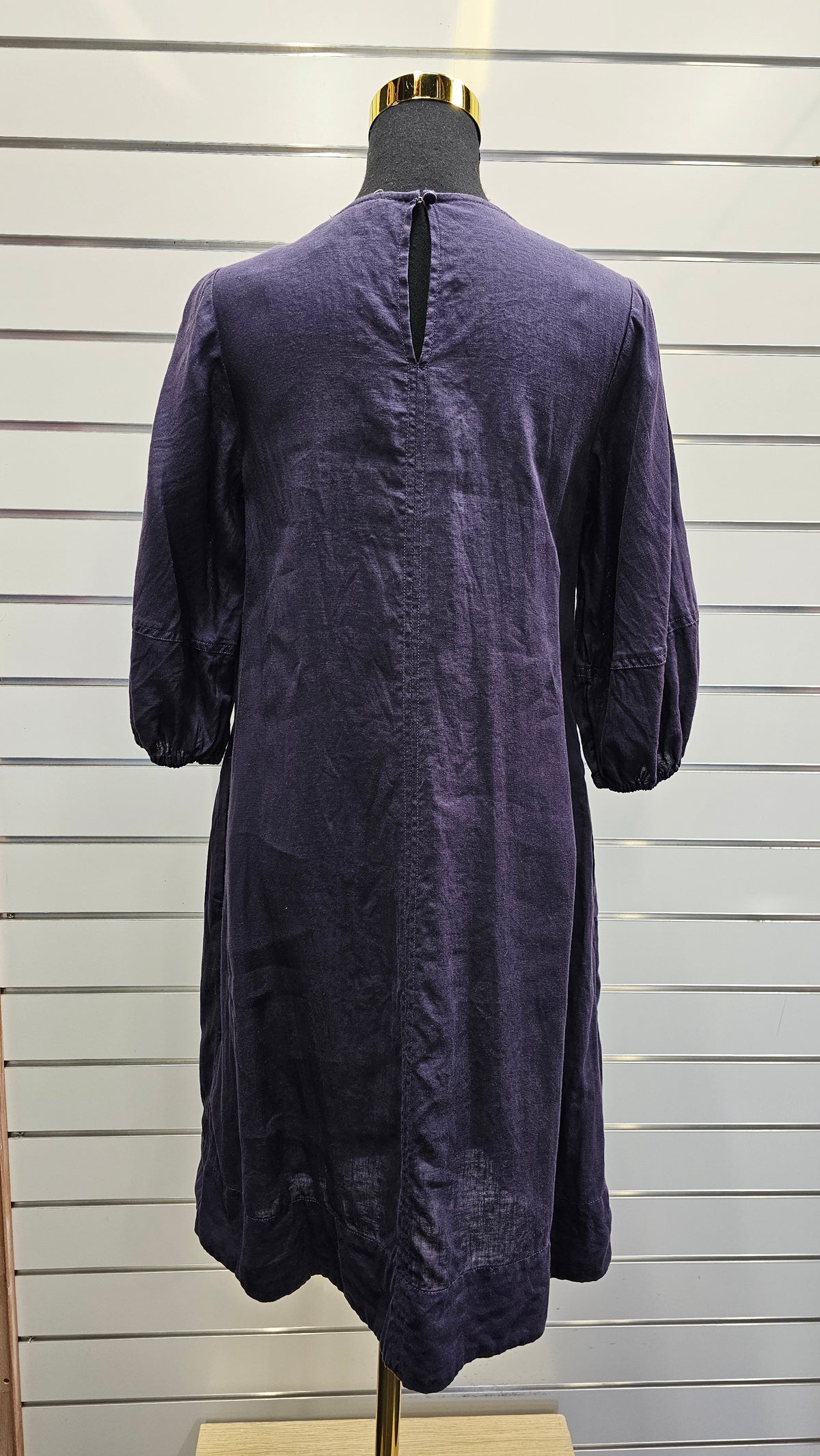 Zest Navy Dress 100% Linen - 8 image 2