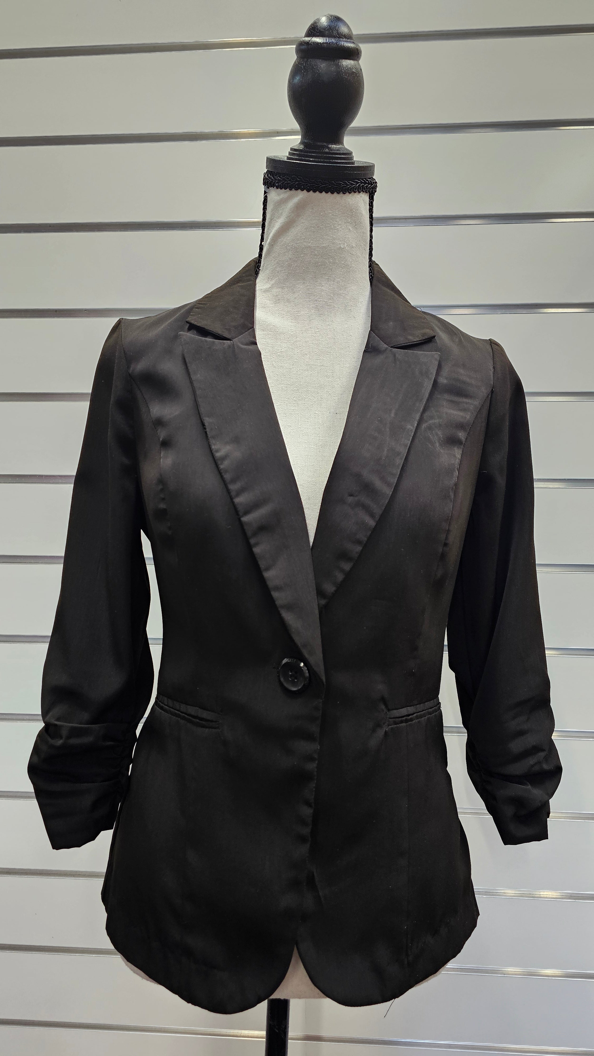 Guess Black Jacket 3/4 Sleeve - S image 0