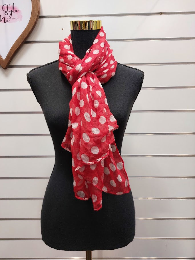 Red & White Scarf image 0
