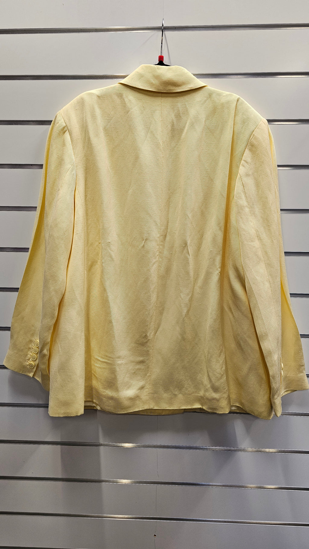H&M Yellow Jacket Viscose And Linen Blend - L image 1
