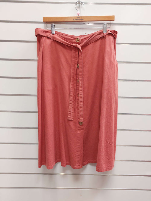 Anko Long Terracotta Skirt image 0