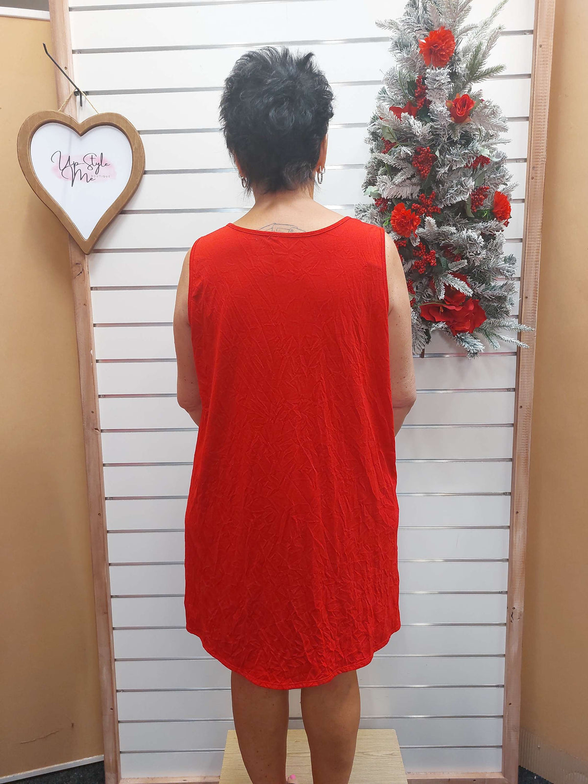 YS Sleeveless Red Dress - 2XL image 1