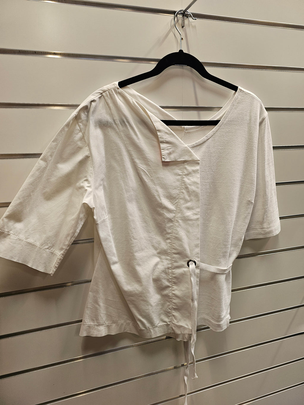 Mild Red White 100% Cotton Blouse - XL image 1
