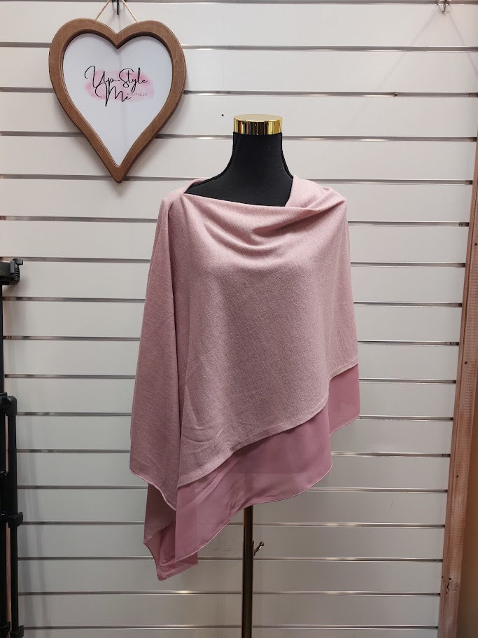 Pink Poncho Scarf image 0