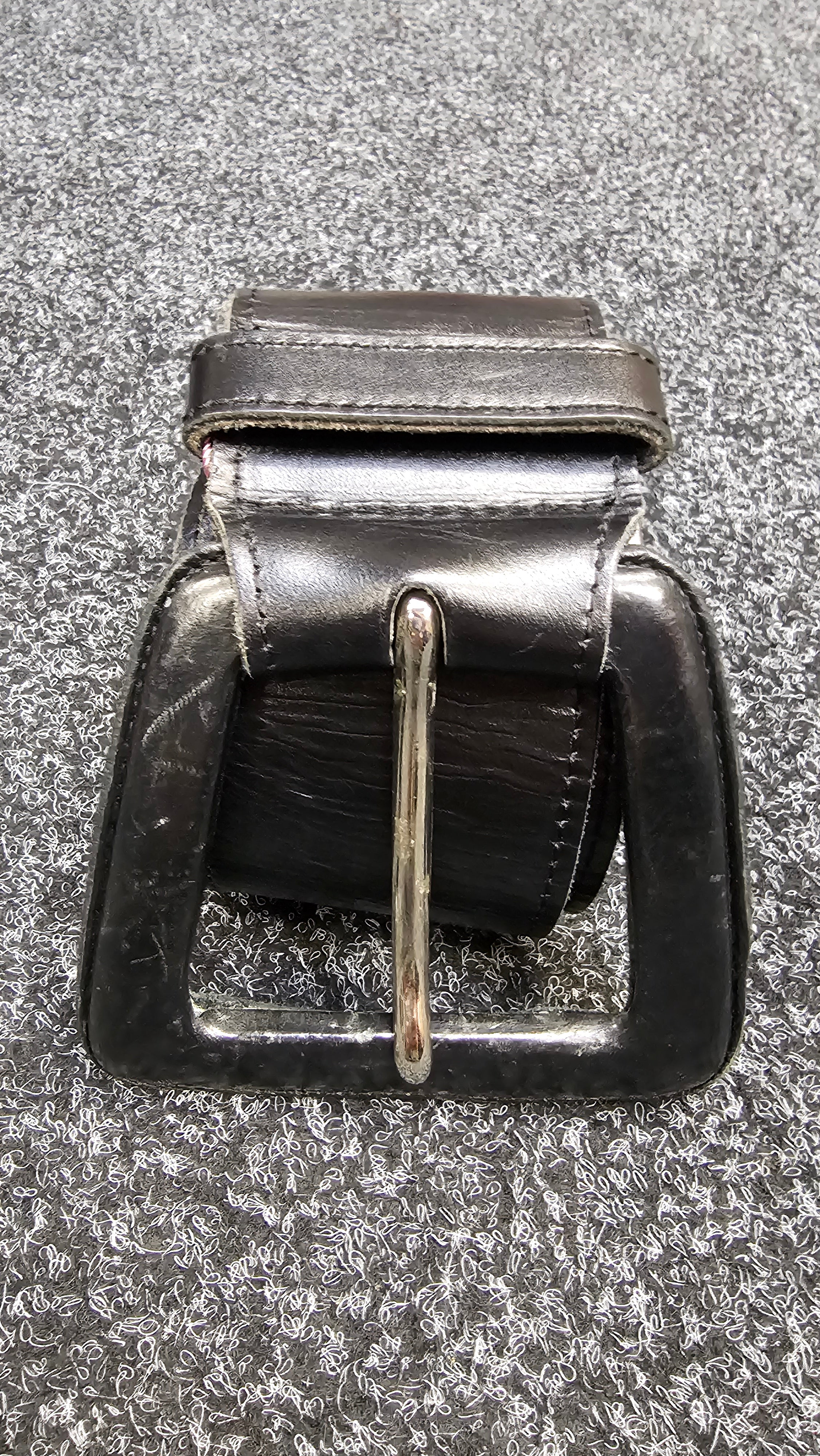 Cue Black Leather Belt - L image 0
