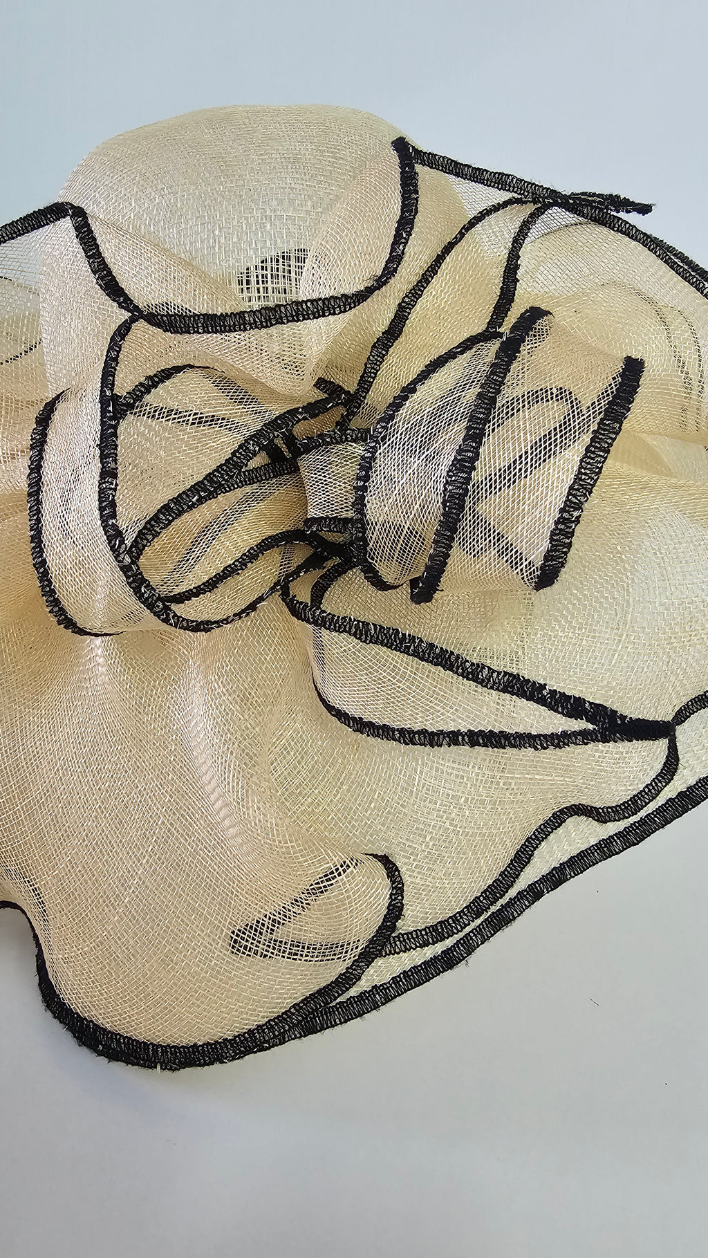 Max Alexander Cream Hat With Black Edges image 1