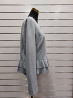 Katies Light Blue Suede Jacket - 16 image 1