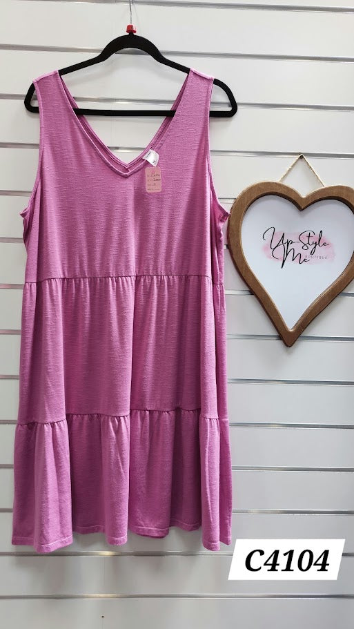Anko Pink Sleeveless Dress - 18