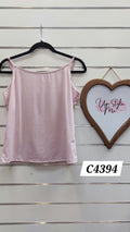 Light Pink Singlet Top - XL