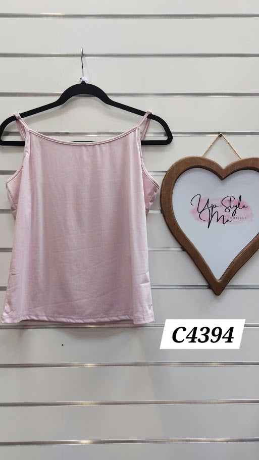 Light Pink Singlet Top - XL