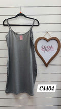 Grey Singlet Dress - L