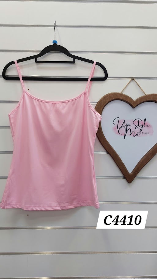 Pink Singlet Top - M