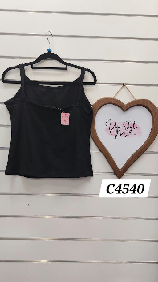 Temu Black Singlet - M