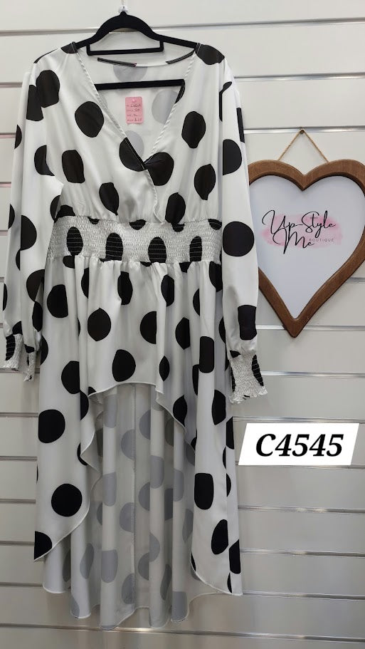 Black/white Top -XL