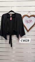 Scarlett Black Silk Jacket - 12