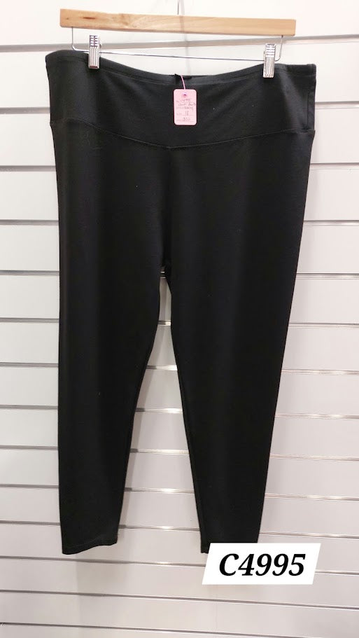 KK Black Ponti Pants - 18