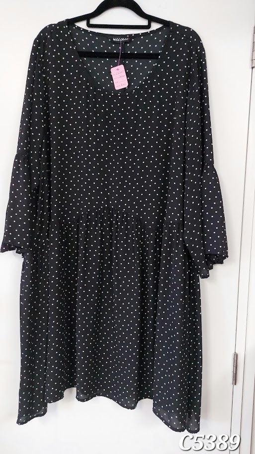 Wild Child Black Dress -