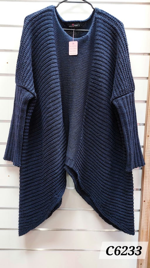 Augustine Navy Knitted Jumper - OSFA