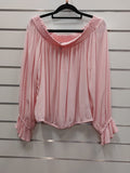 Garage Pink L/S Top -20